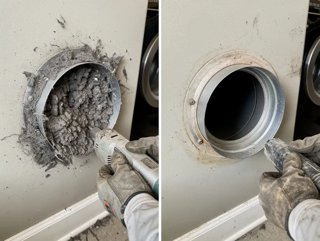 Professional clogged vent cleaning by East Lyme Dryer Vent Cleaning in East Lyme