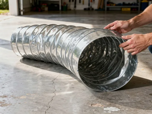 East Lyme Dryer Vent Cleaning specialist using advanced equipment for thorough duct cleaning in East Lyme