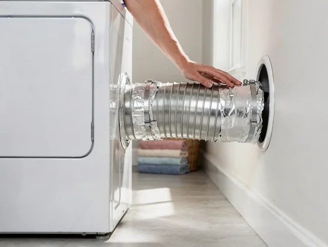 Professional dryer vent hose installation by East Lyme Dryer Vent Cleaning in East Lyme